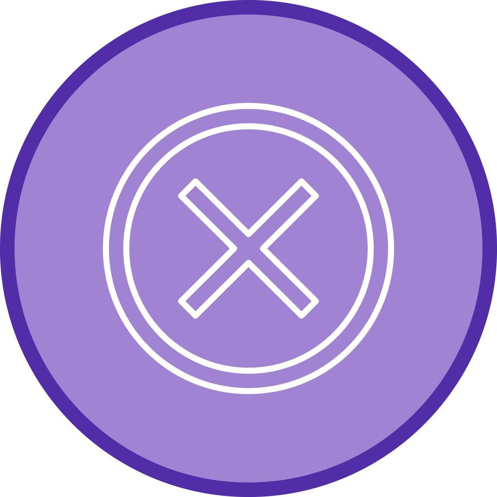 Do Not Cross Vector Icon