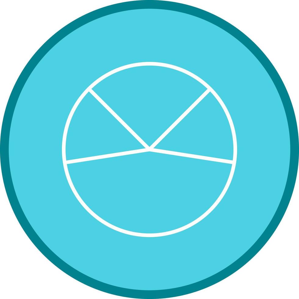 Pie Chart Analysis Vector Icon