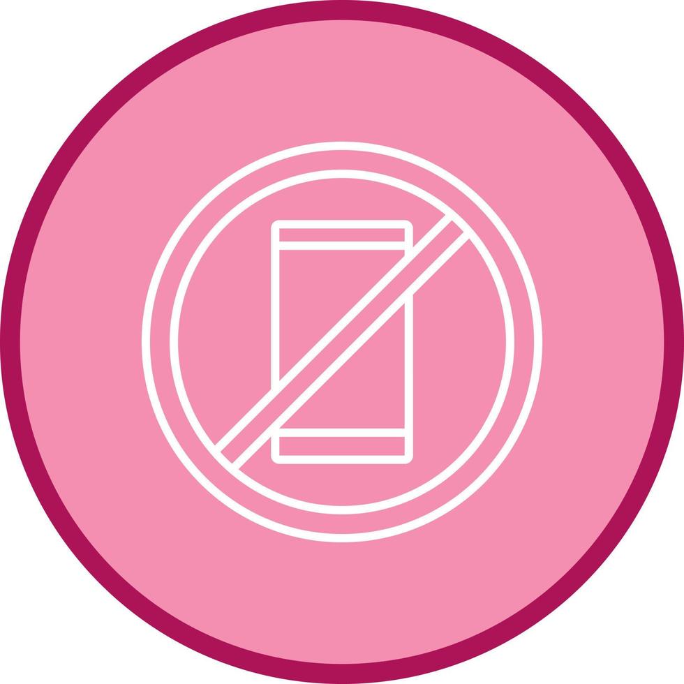 No Cell Phones Vector Icon