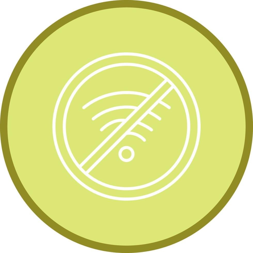 No Wifi Vector Icon