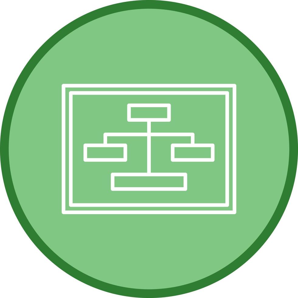 Unique Seo Structure Vector Icon