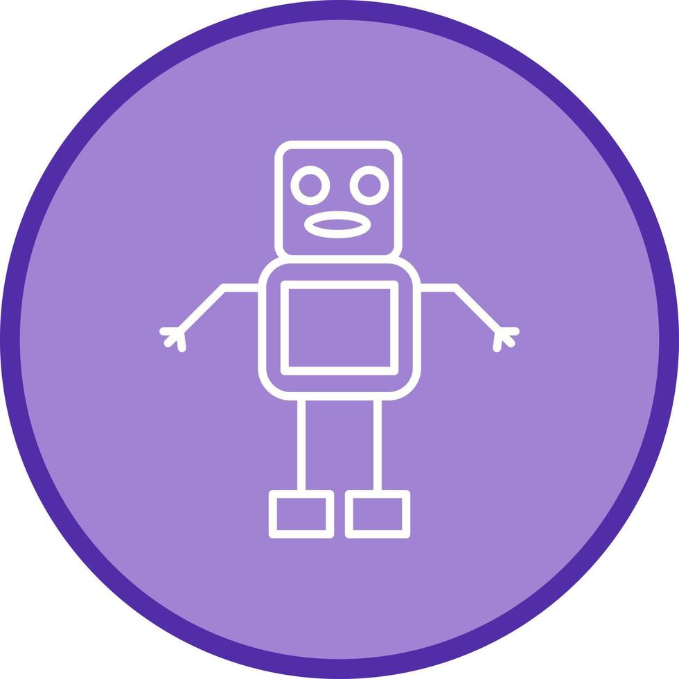 Unique Robot Vector Icon
