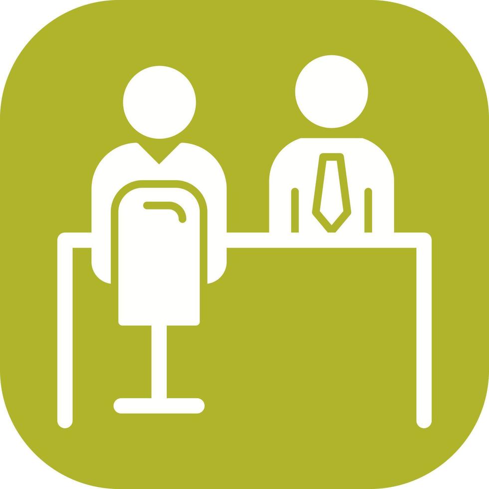 Employee Interview Vector Icon