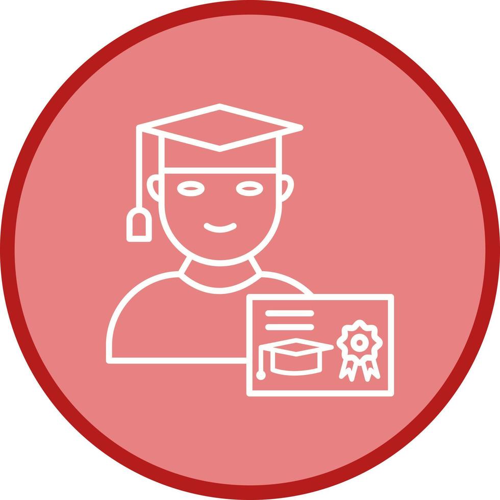 Unique Receiving Degree Vector Icon