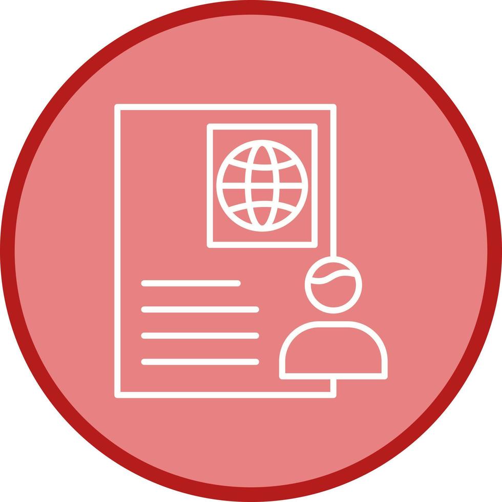 Global Profile Vector Icon