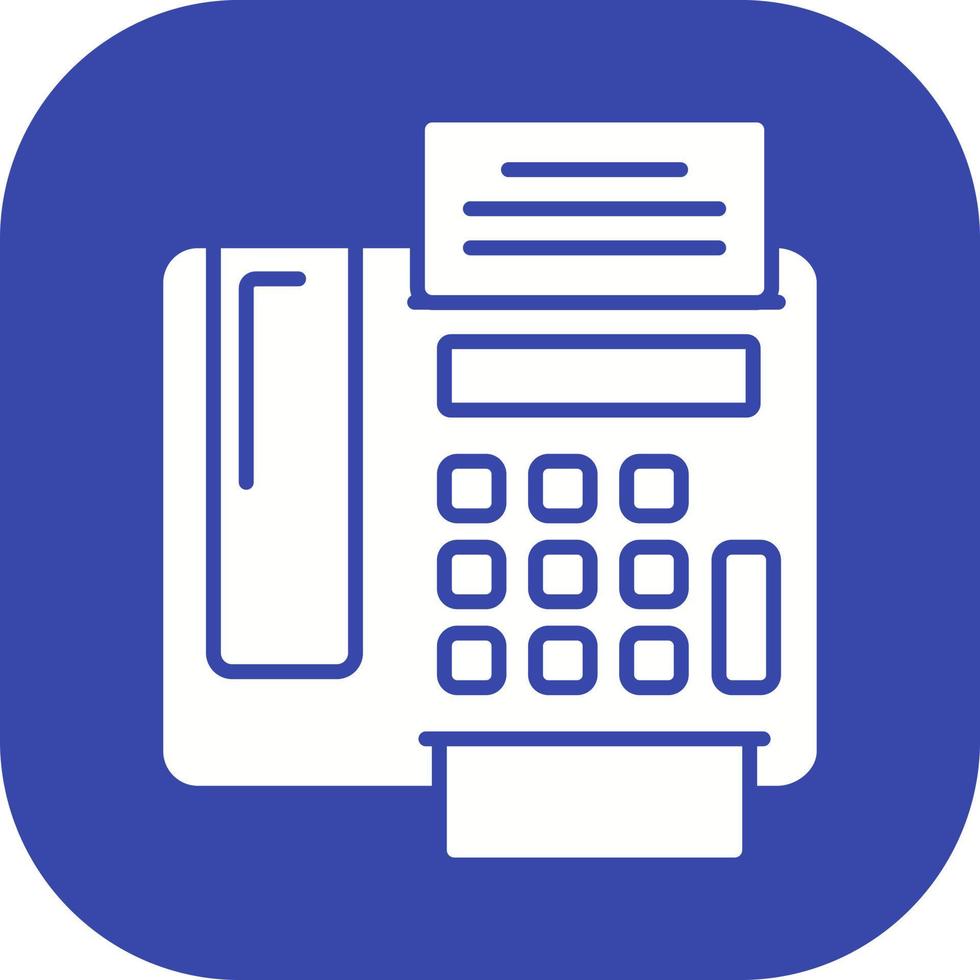 fax Machine Vector Icon