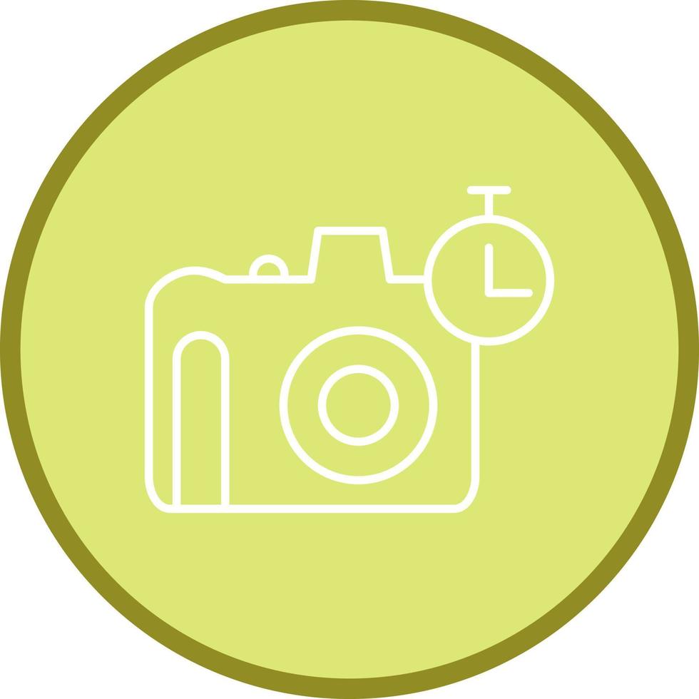 Unique Timer on Camera Vector Icon