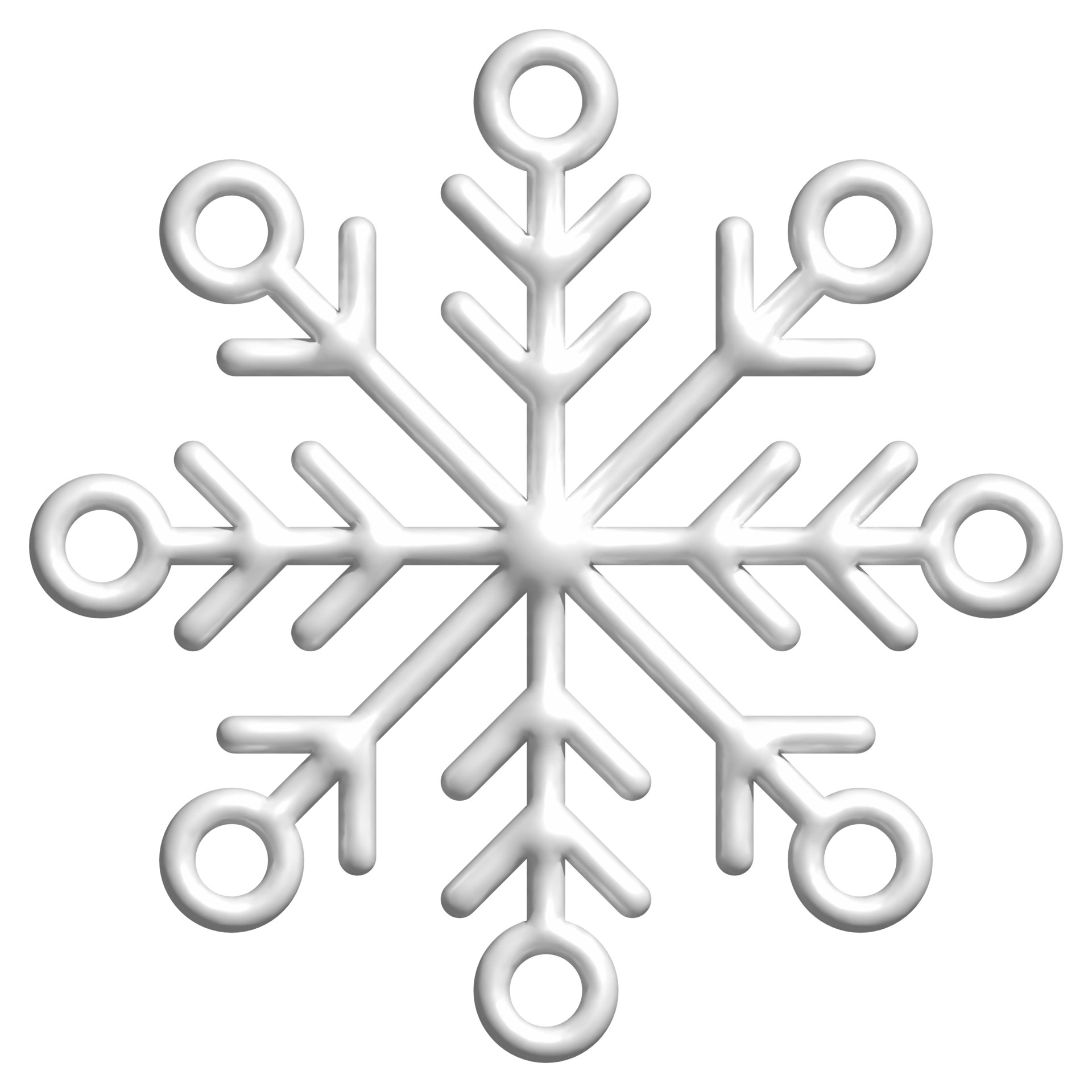 illustration-of-3d-snowflake-19922806-png