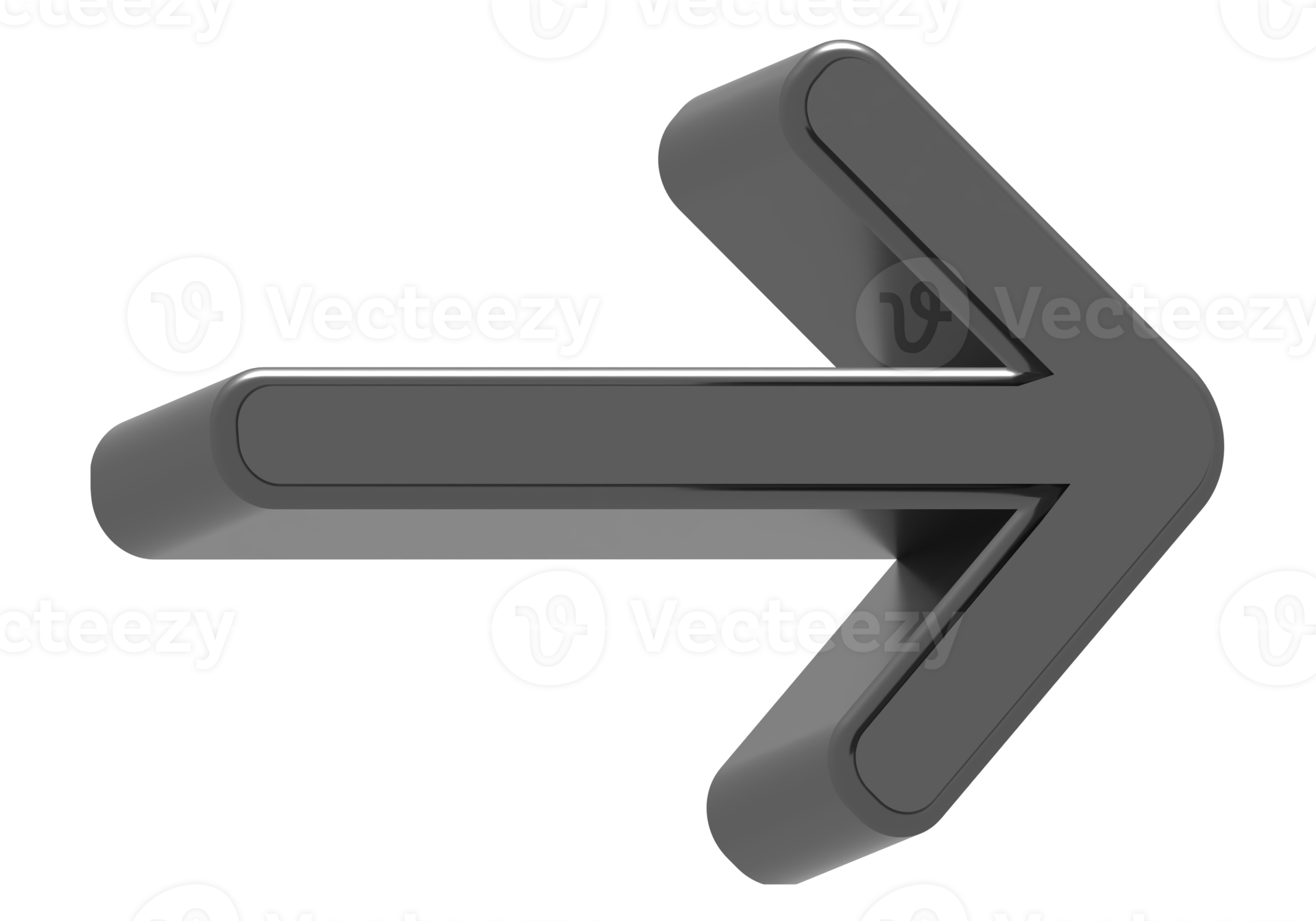 3d black arrow icon 19922826 PNG