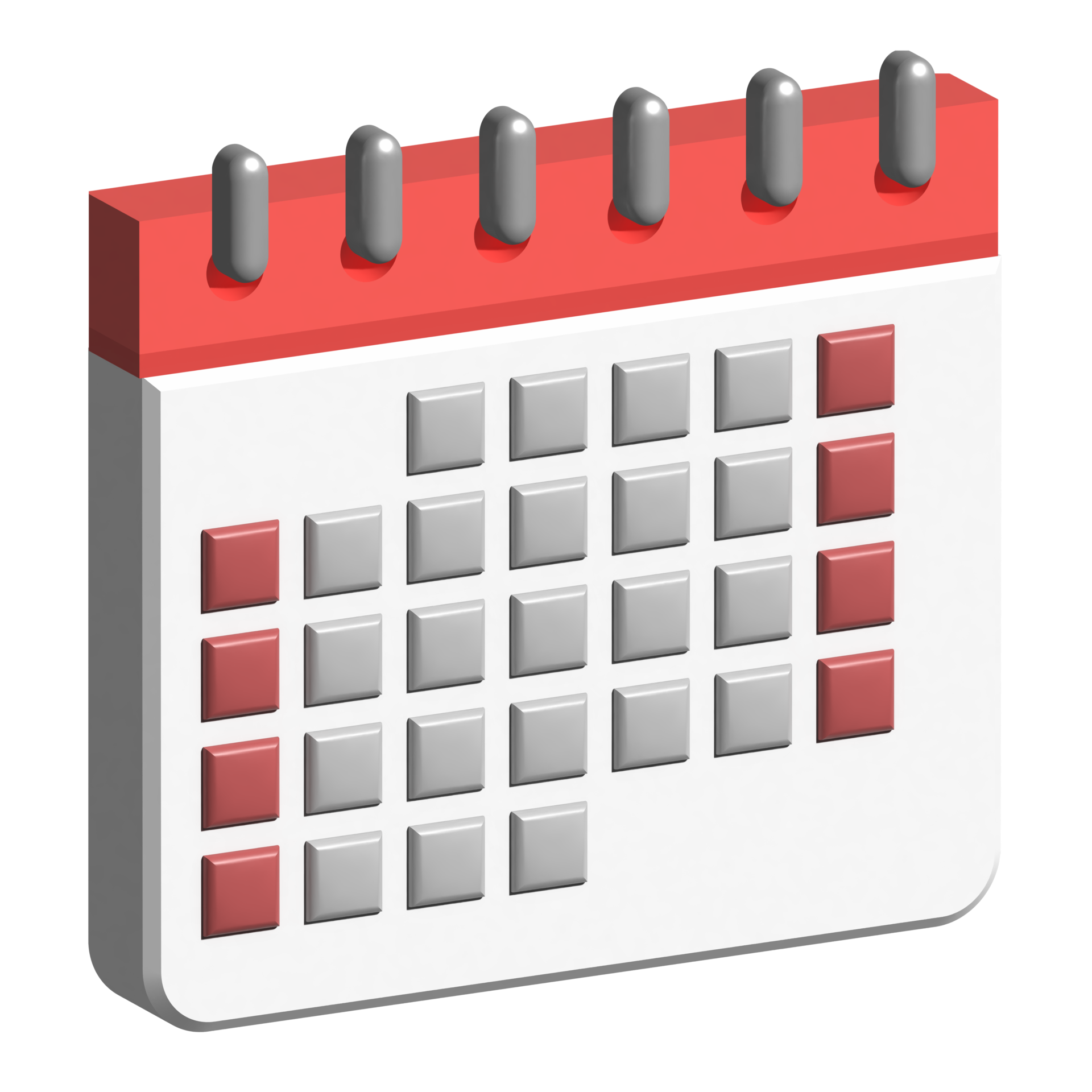 Icono De Calendario 3d 19922856 PNG icono-de-calendario-3d-19922856-png