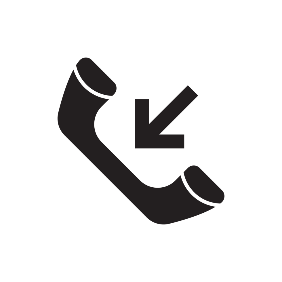 Telefone e Móvel telefone ícone, chamando ícone transparente fundo png