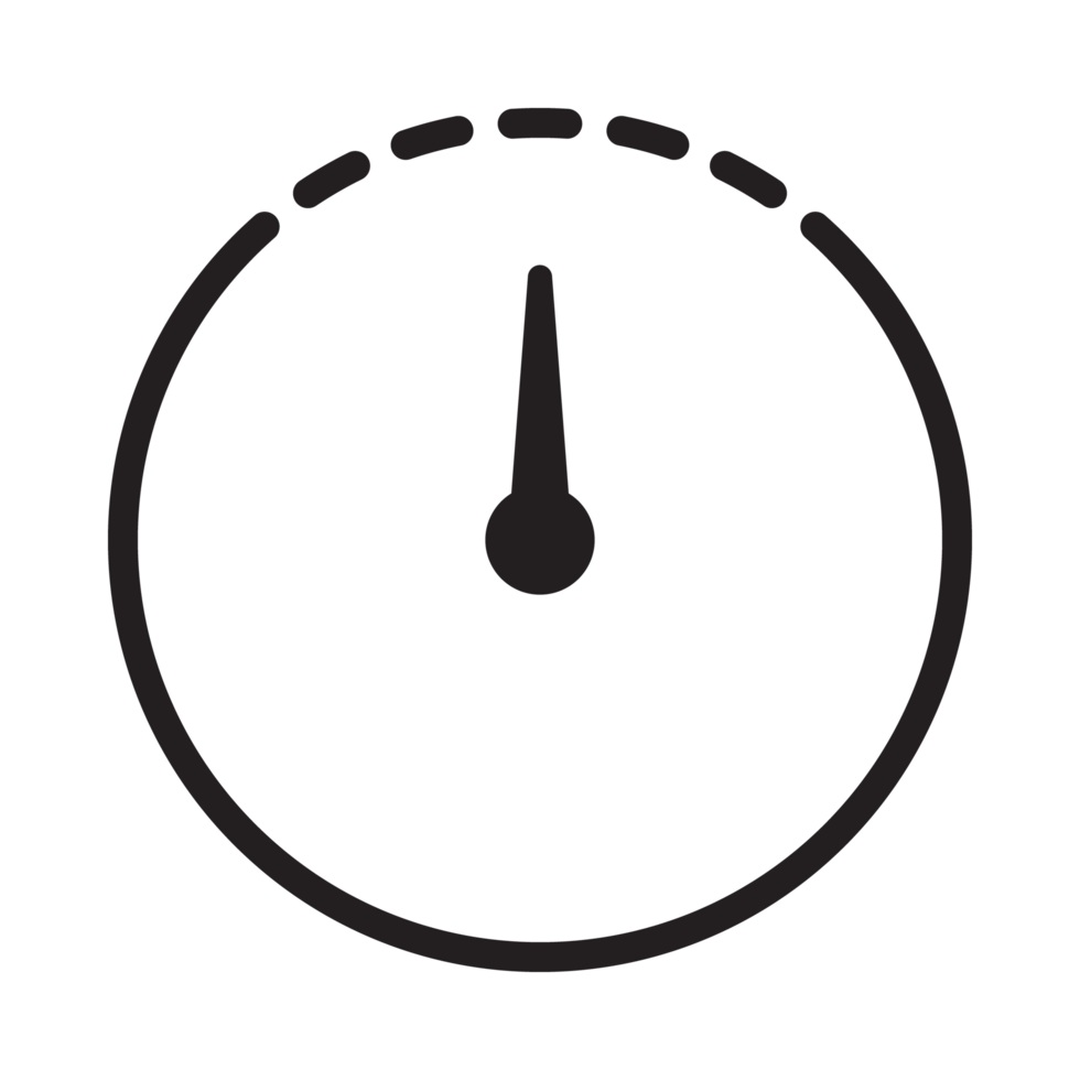 clock face icon black and white transparent background png