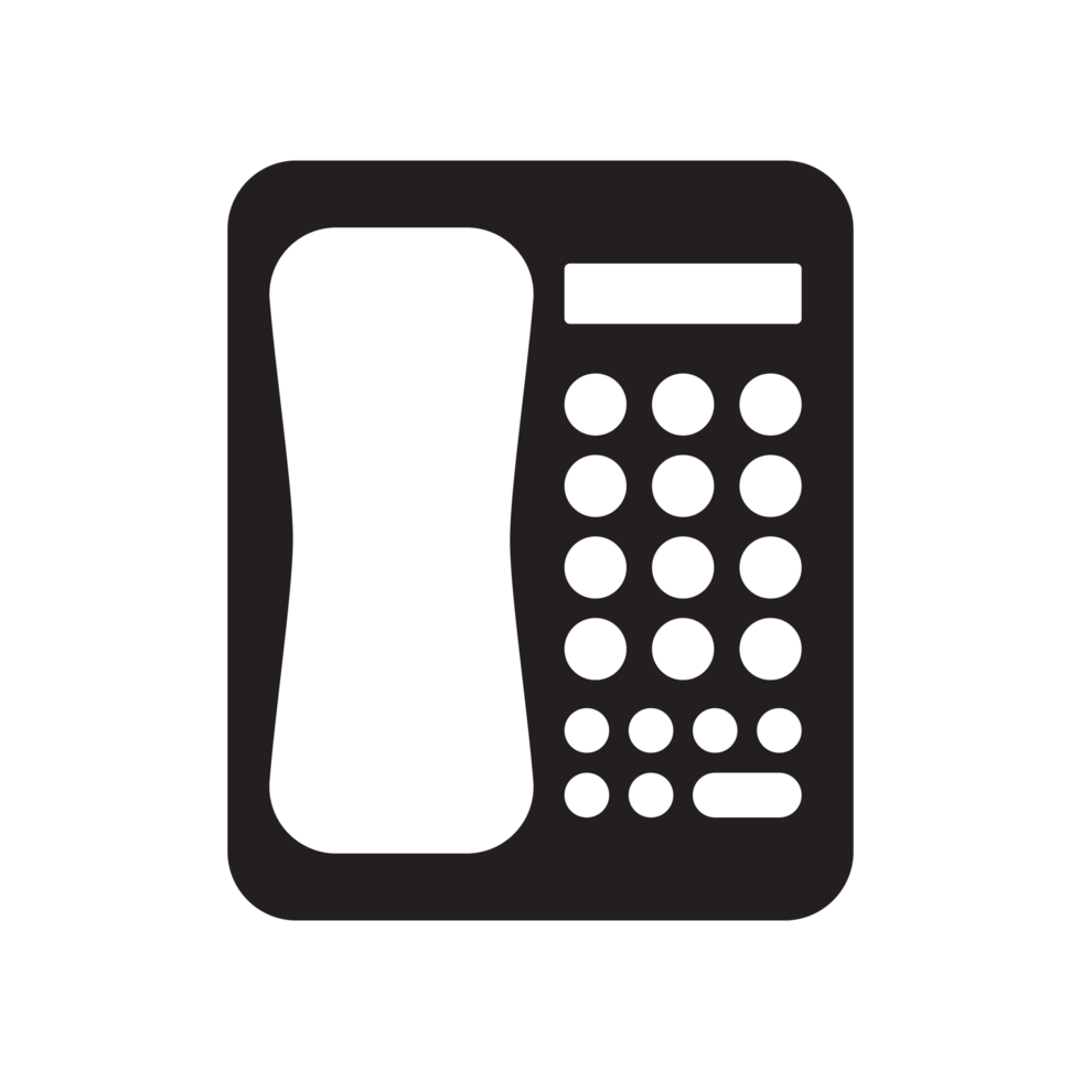 telephone and mobile phone icon, calling icon transparent background png