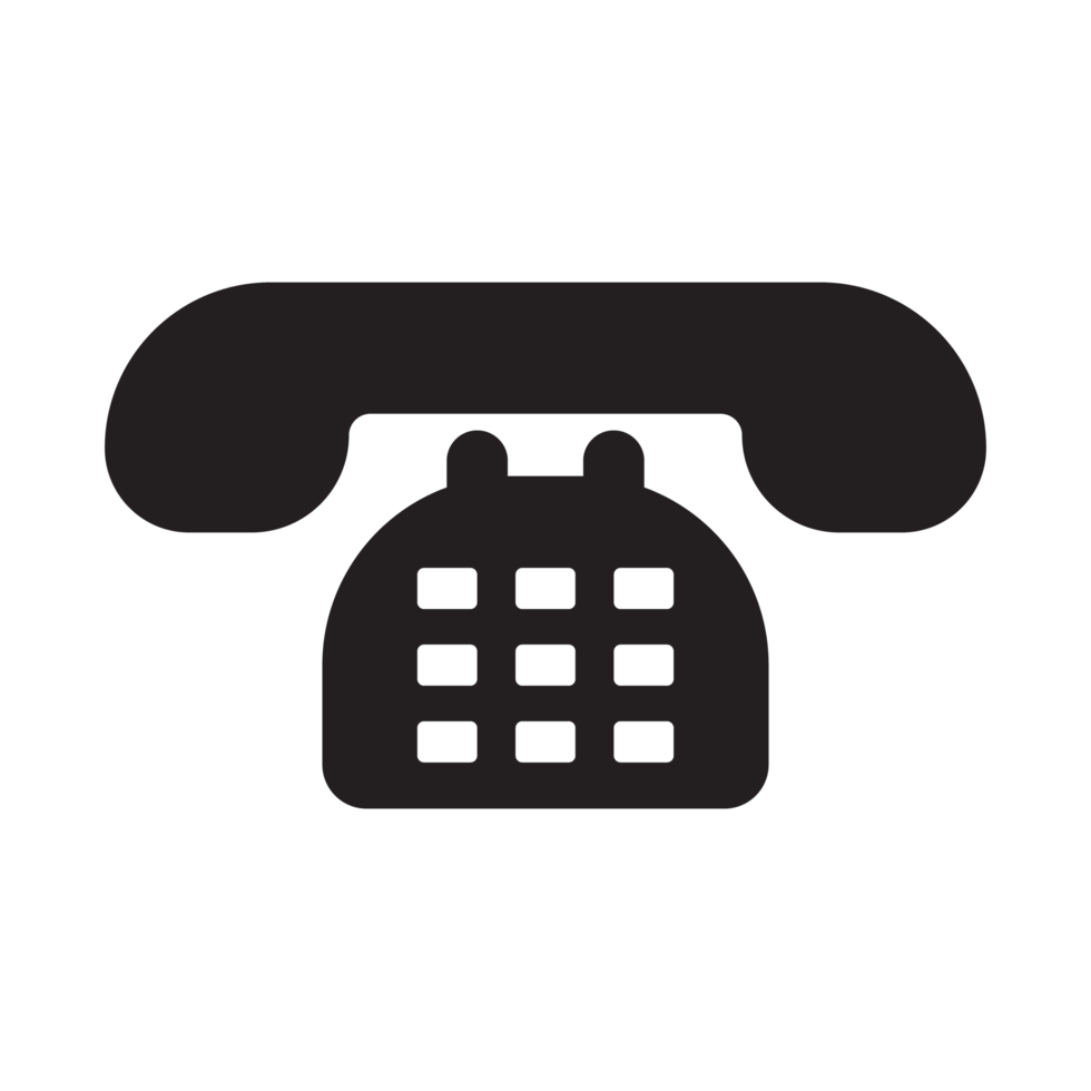 telephone and mobile phone icon, calling icon transparent background png