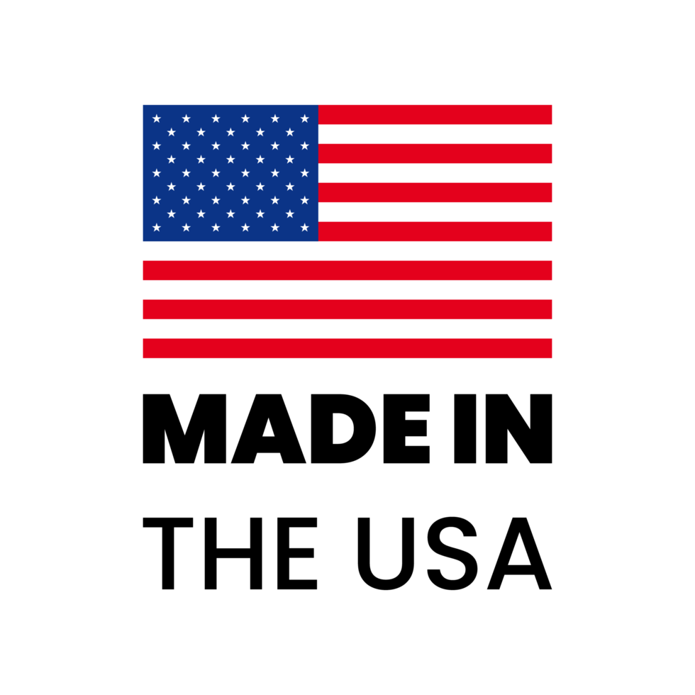 hecho en Estados Unidos emblema, icono, símbolo png