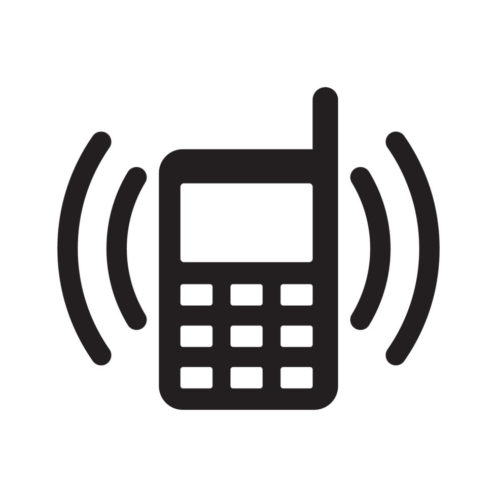 telephone and mobile phone icon, calling icon transparent background png