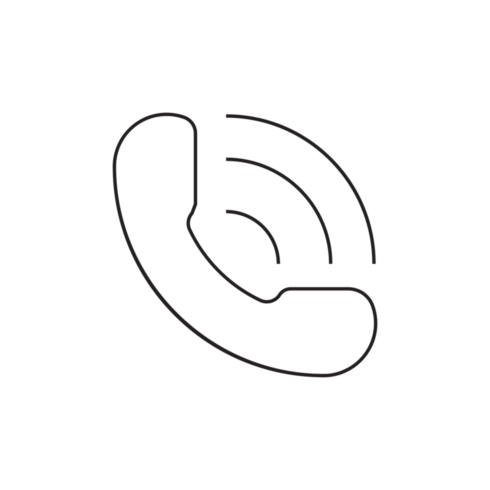 telephone and mobile phone icon, calling icon transparent background png