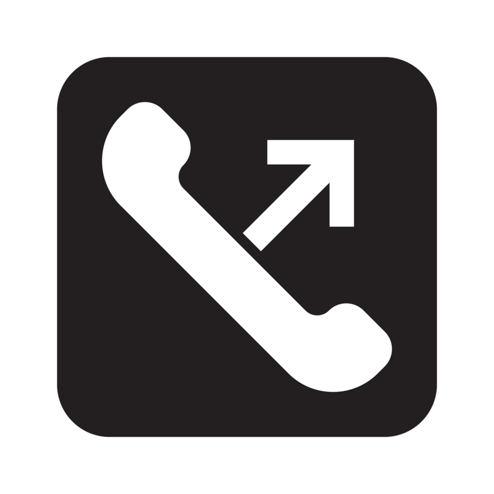 telephone and mobile phone icon, calling icon transparent background png