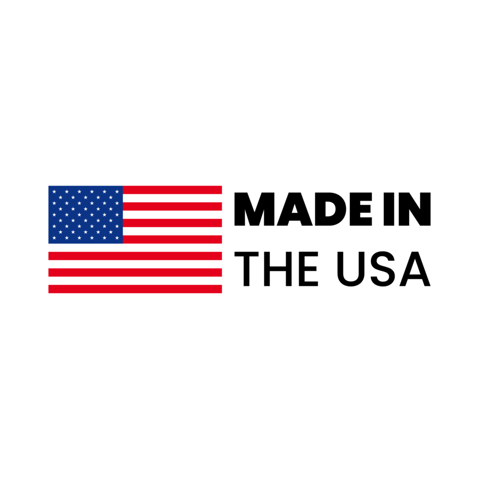 hecho en Estados Unidos emblema, icono, símbolo png
