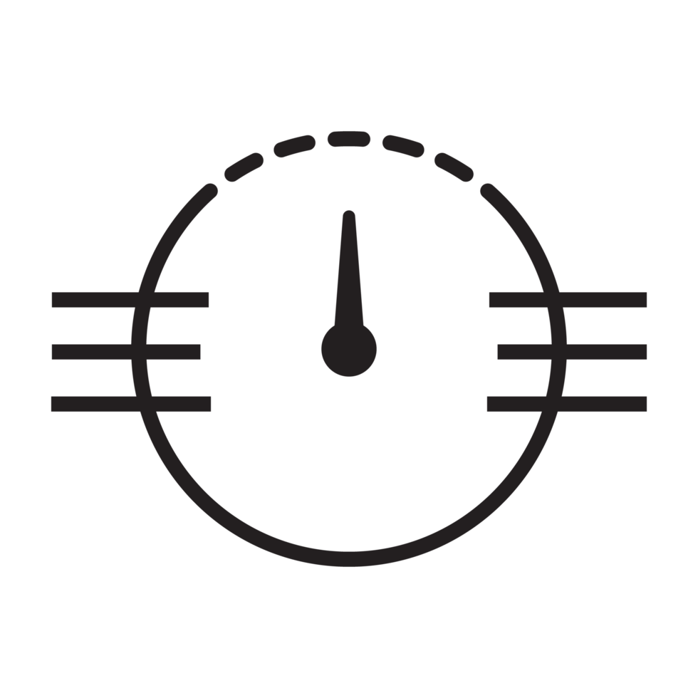 clock face icon black and white transparent background png