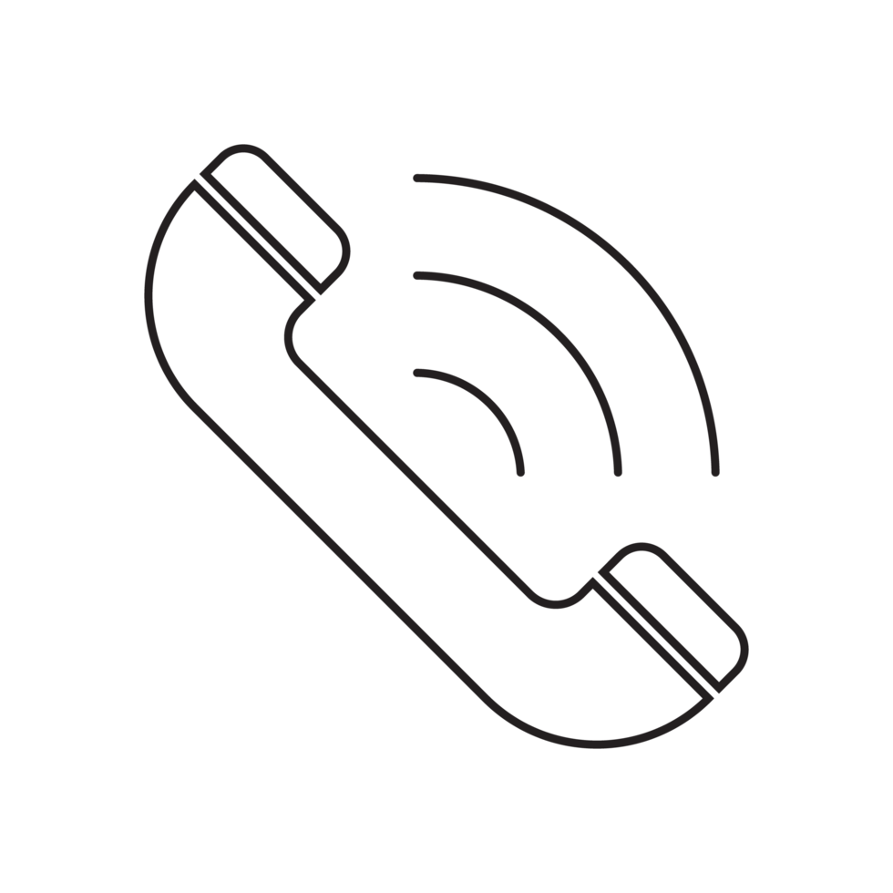 telephone and mobile phone icon, calling icon transparent background png