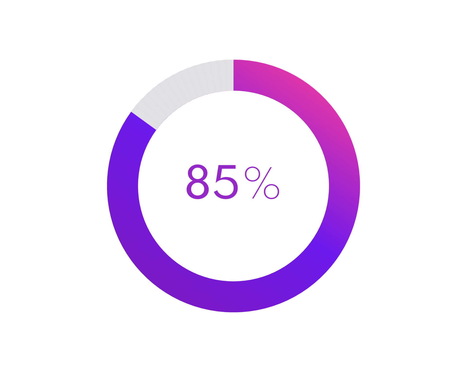 85 Percent Pie Chart Circle Diagram Business Illustration Percentage 85-percent-pie-chart-circle-diagram-business-illustration-percentage