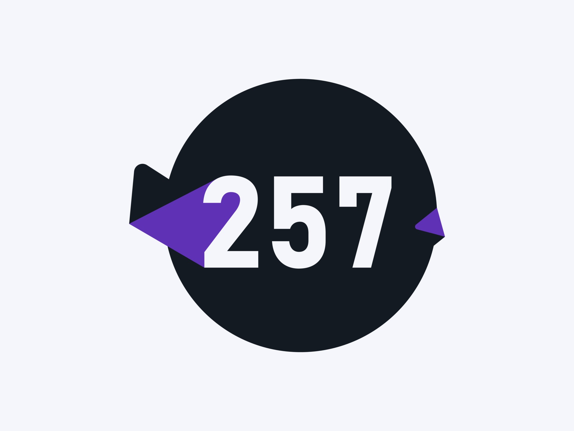 257 Number Logo Icon Design Vector Image Number Logo Icon Design 257 Number Logo Icon Design Vector Image Number Logo Icon Design