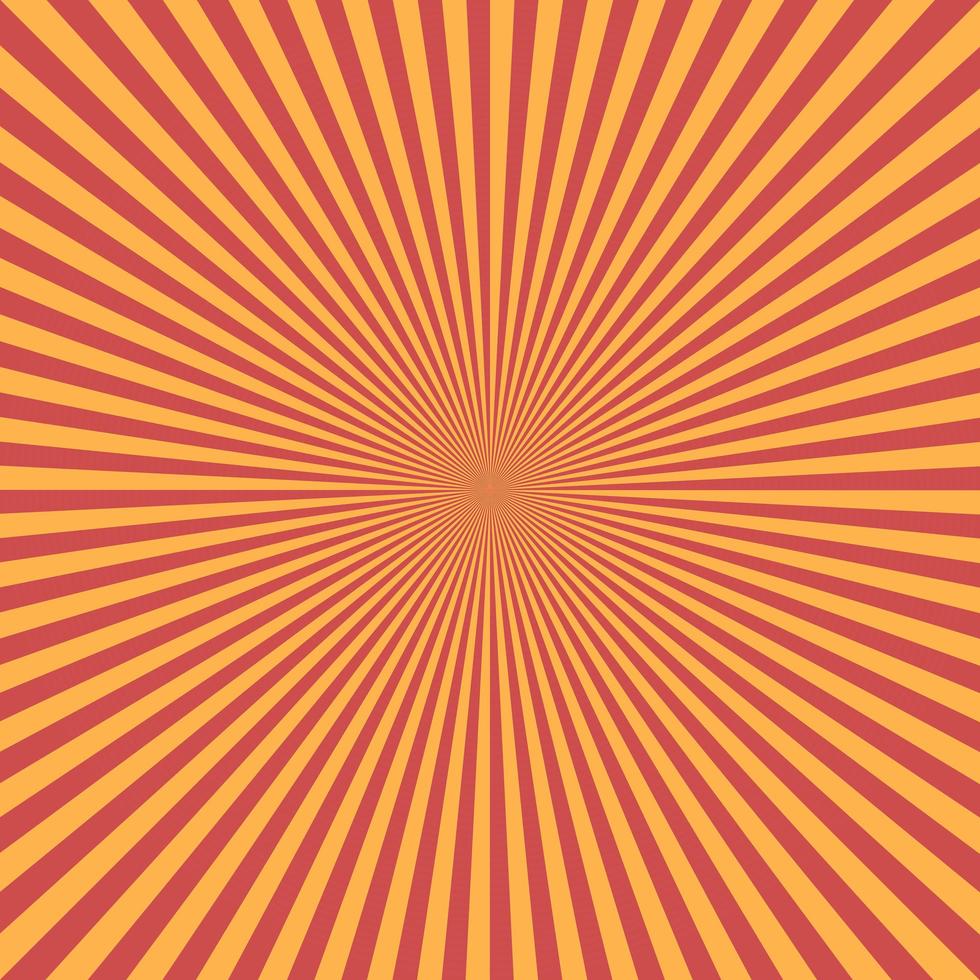 Red and yellow sunburst circle and background pattern photo