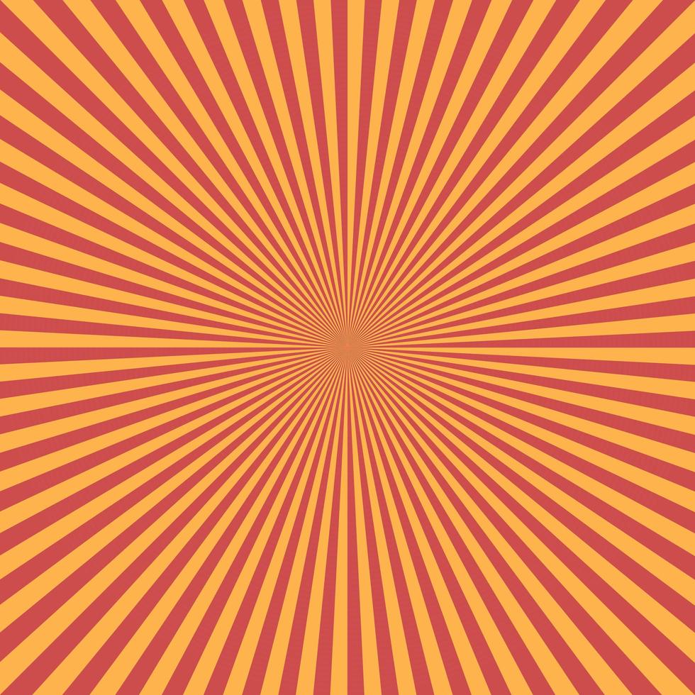 Red and yellow sunburst circle and background pattern photo