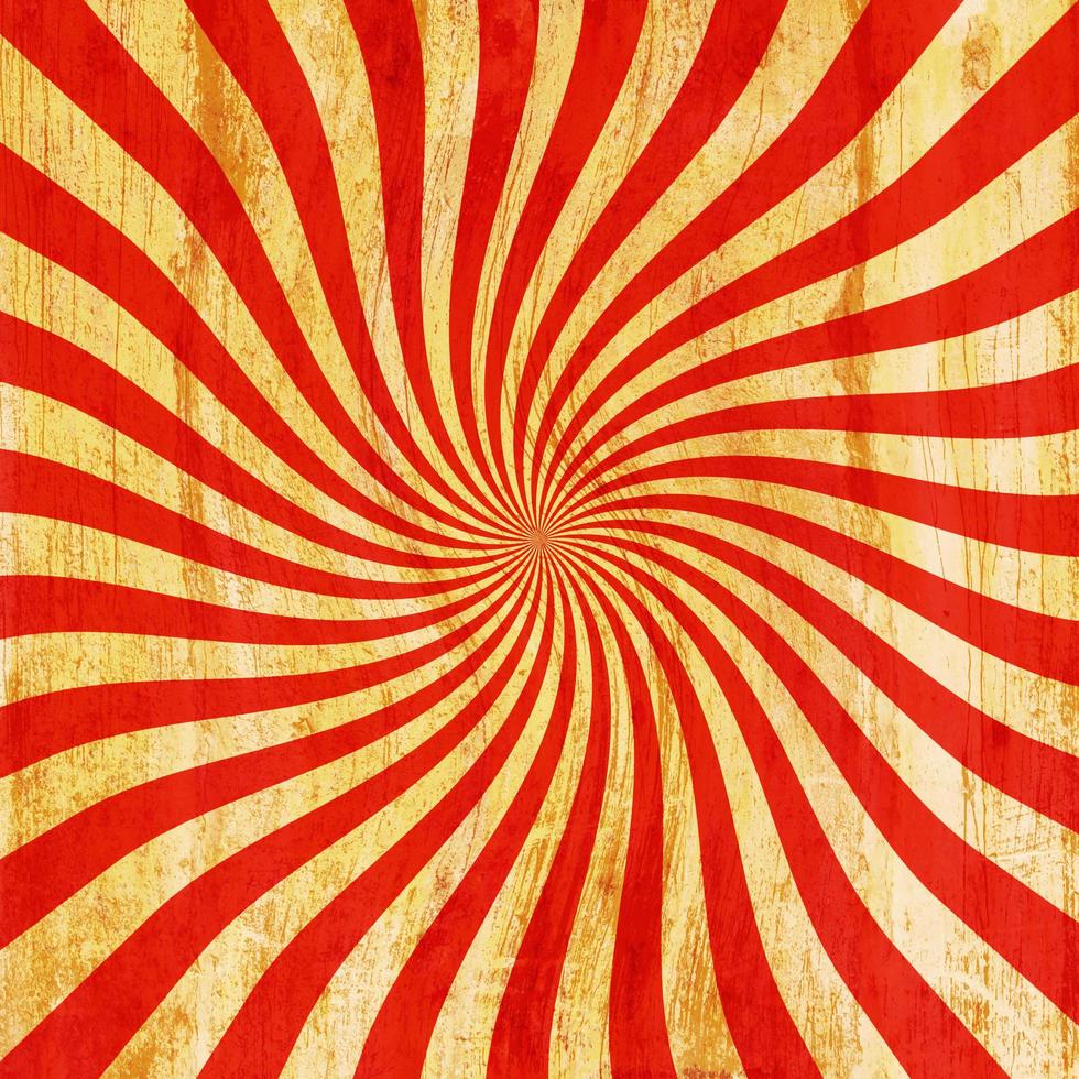 grunge red and orange vintage sunburst swirl, twirl background texture photo