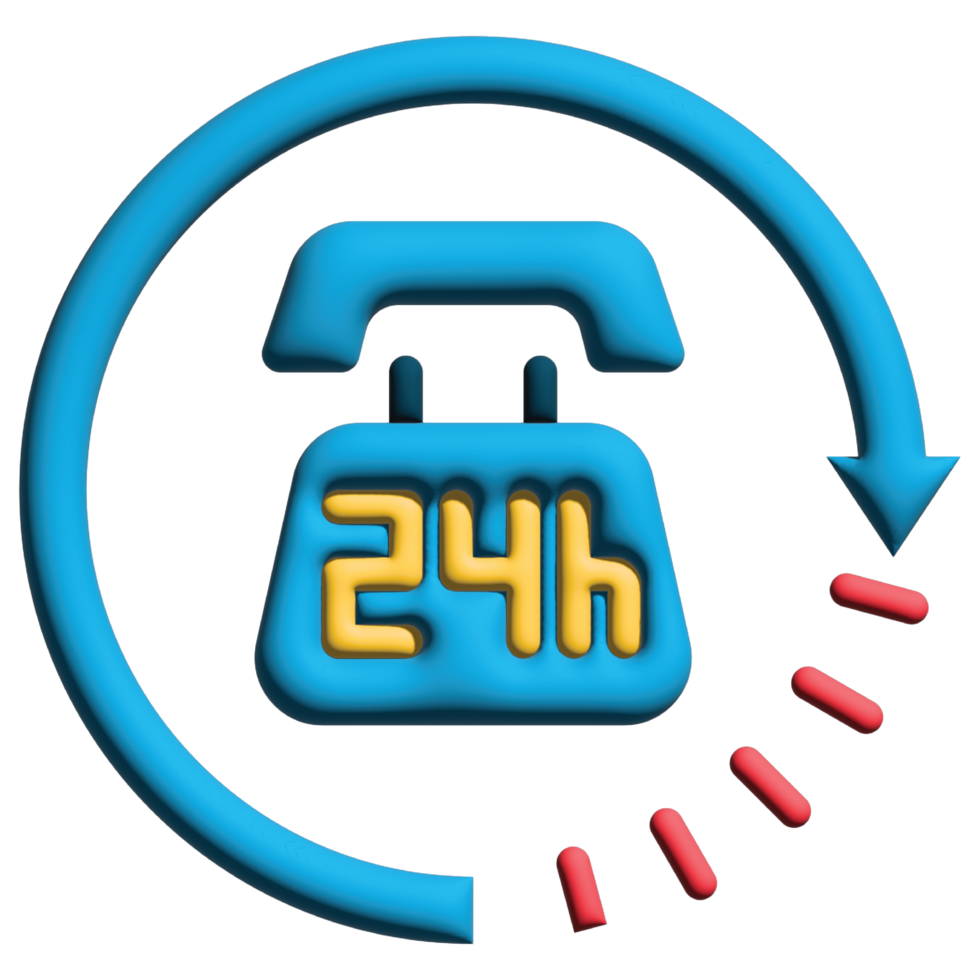 3D Illustration 24 Hours In Logistic 19926615 PNG transparent-hd-open-24-hours-black-logo-icon-sign-citypng