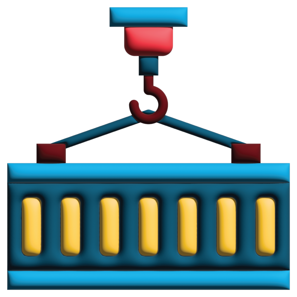 3d illustratie houder in logistiek png