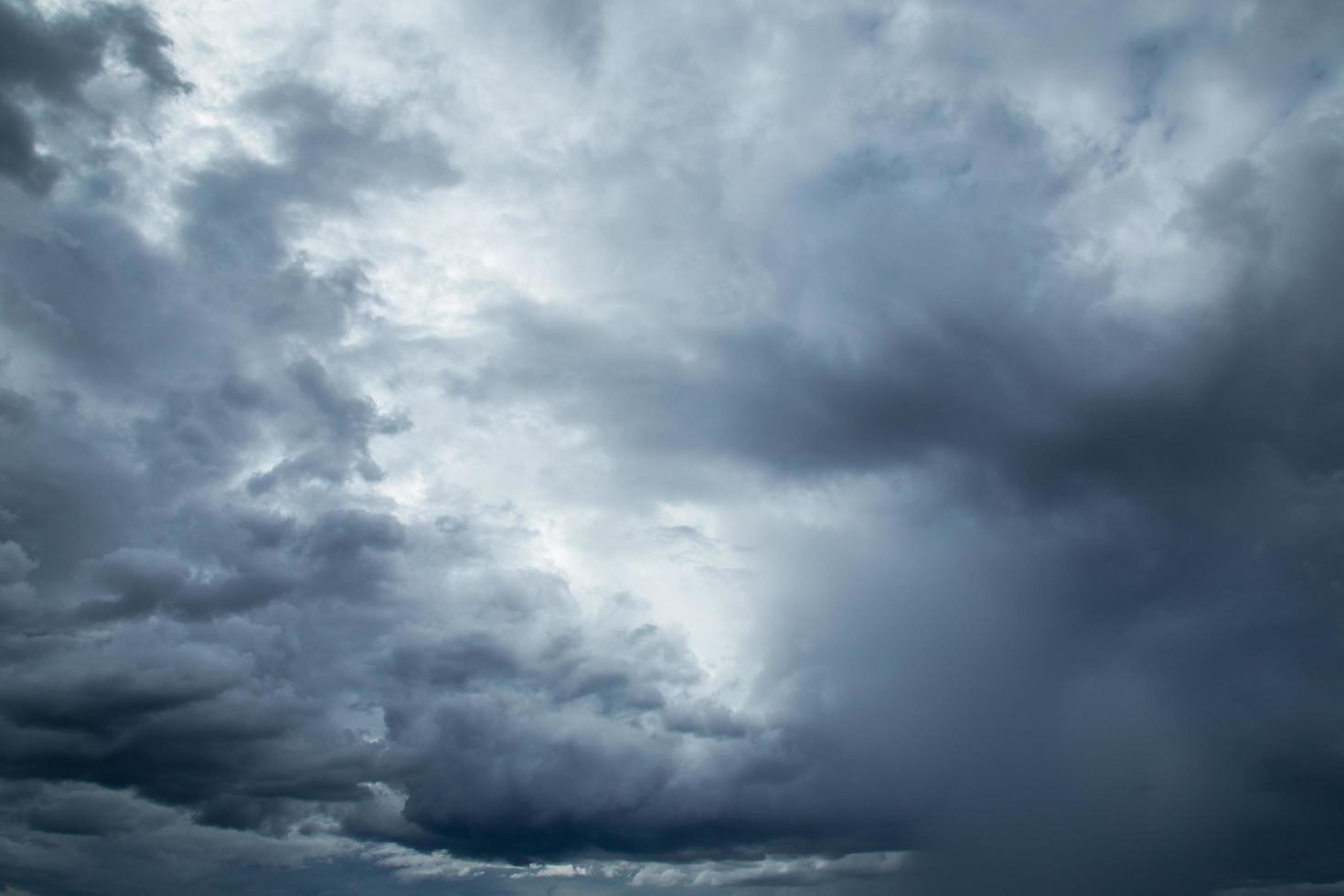 Rainclouds or Nimbus in rainy season photo