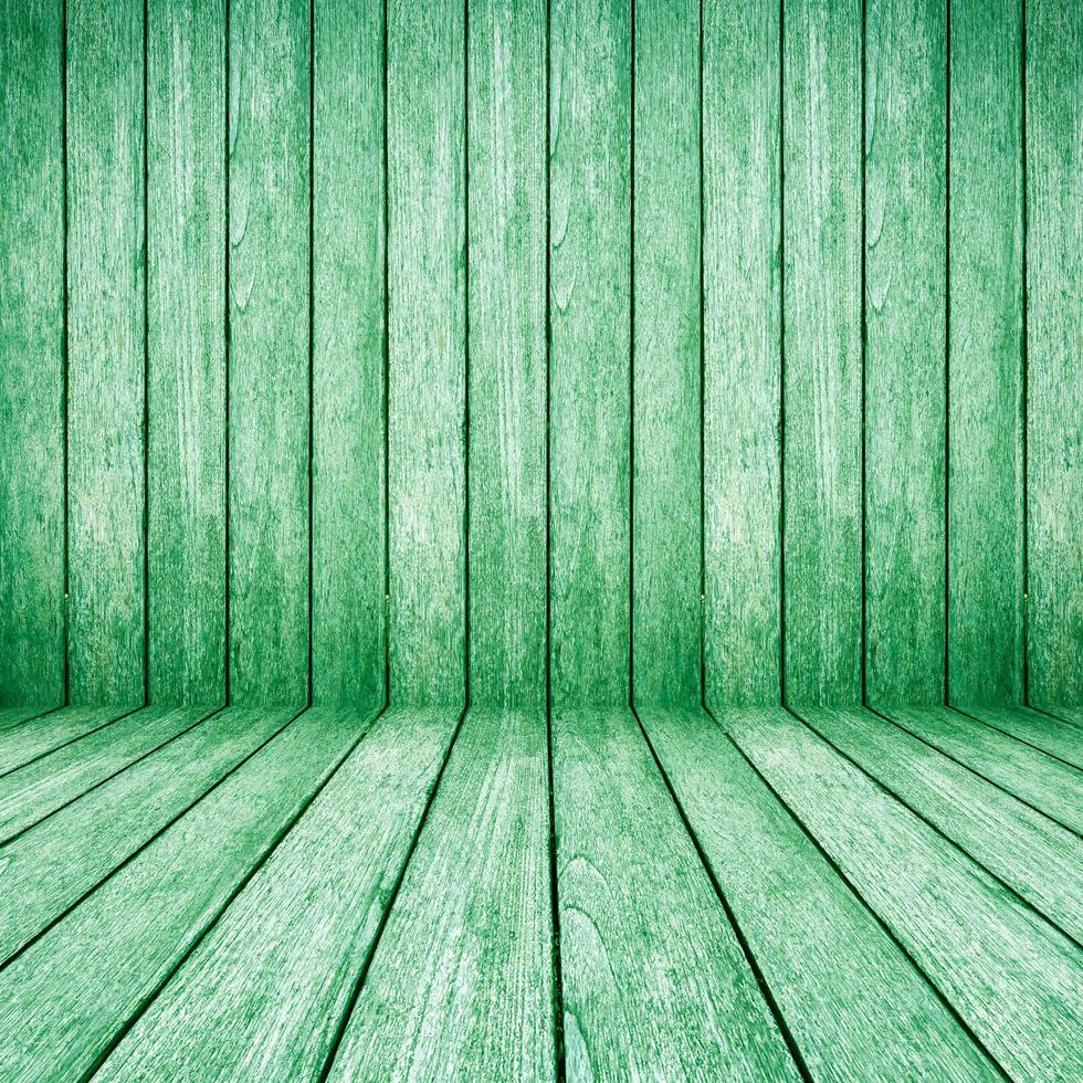 green wood perspective background for room interior photo