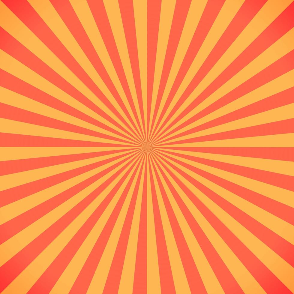 Red and yellow sunburst pattern background photo