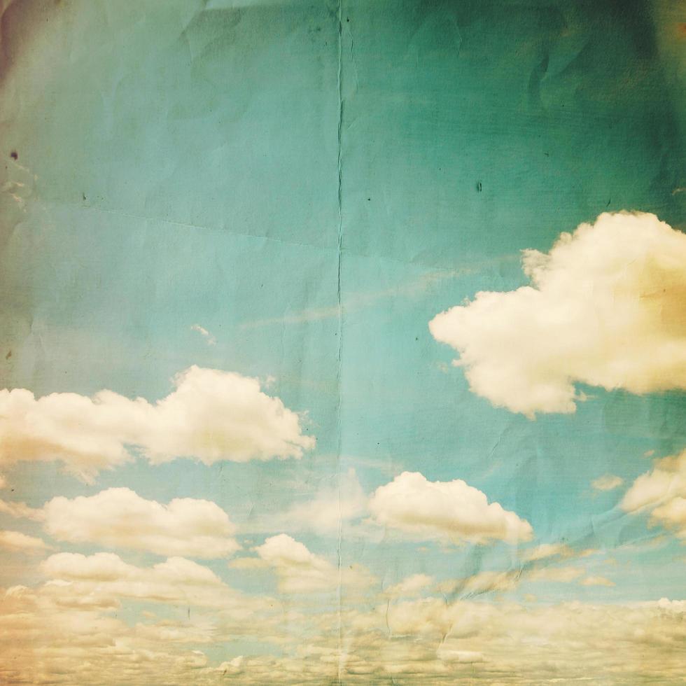 grunge clouds vintage and texture photo