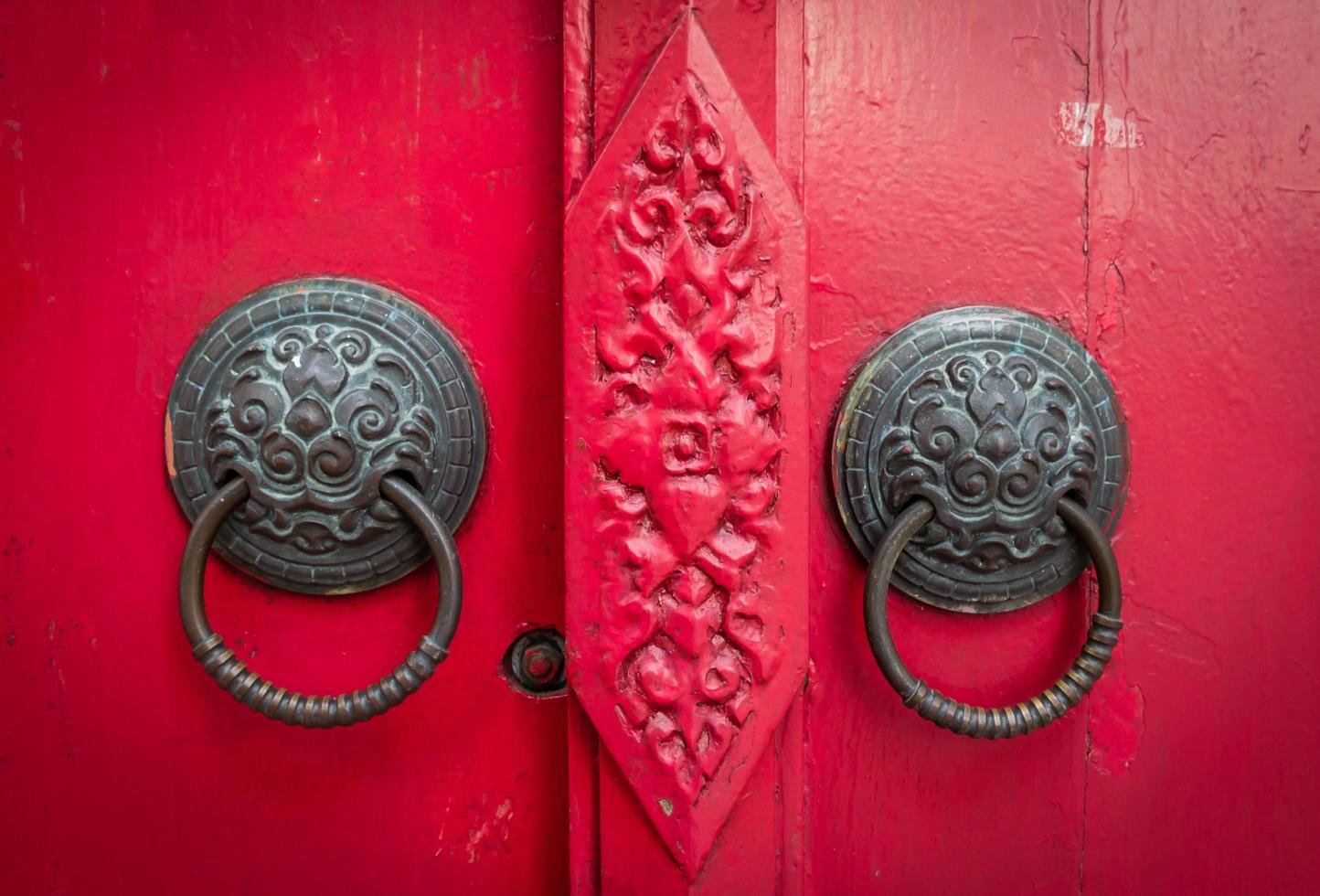 Old chinese door photo