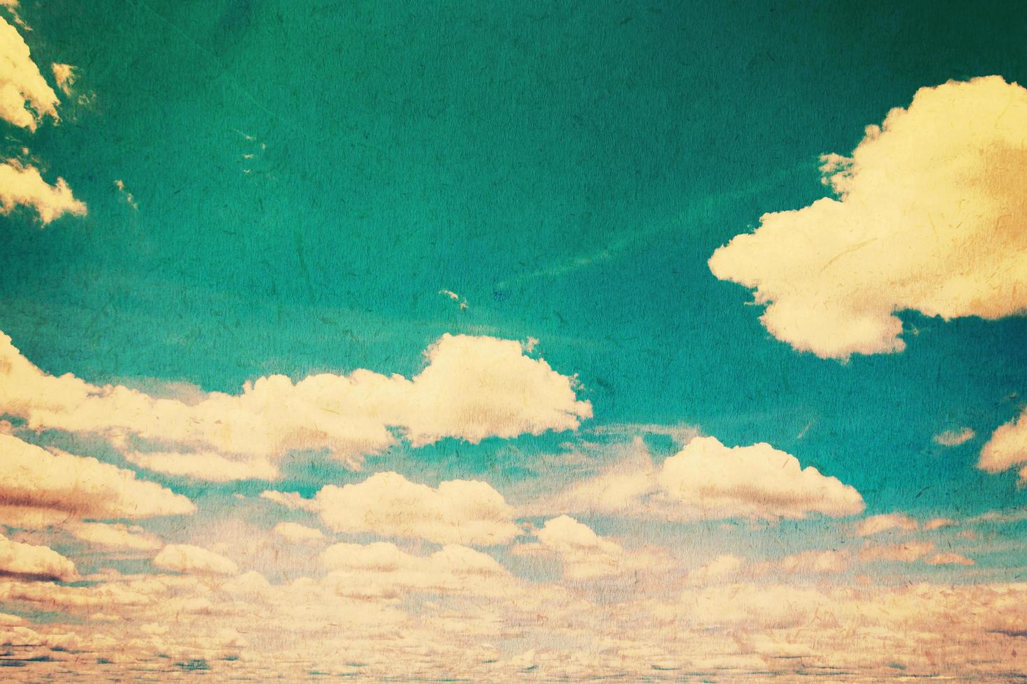 grunge clouds vintage with texture photo