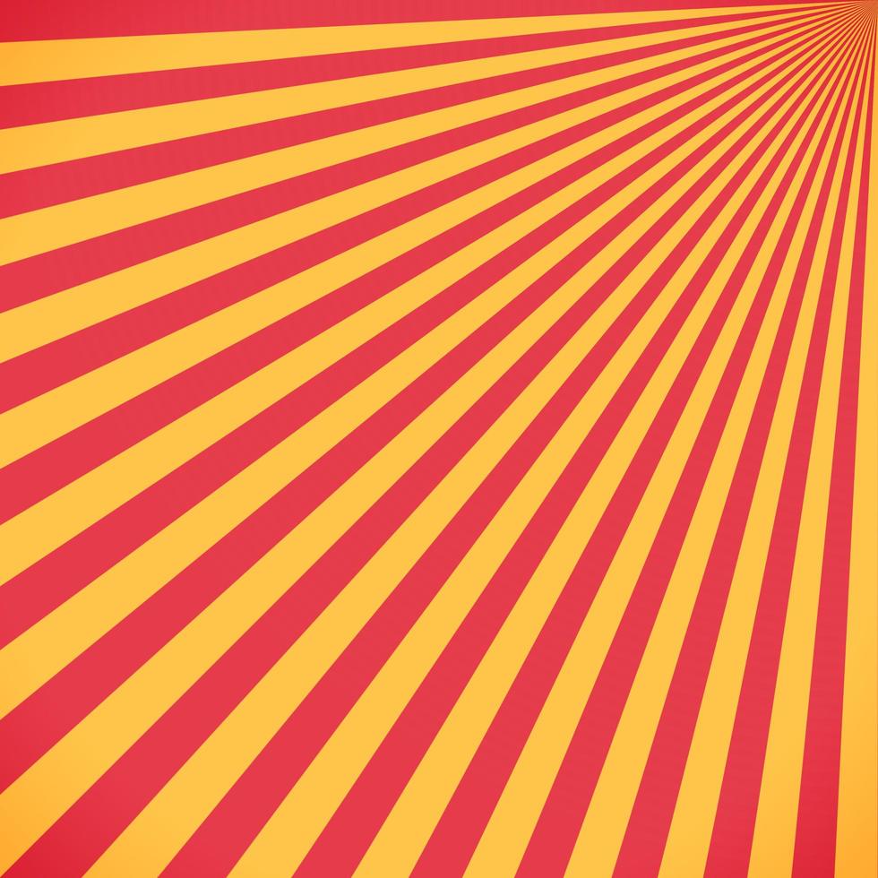 Red and yellow sunburst circle and background pattern photo