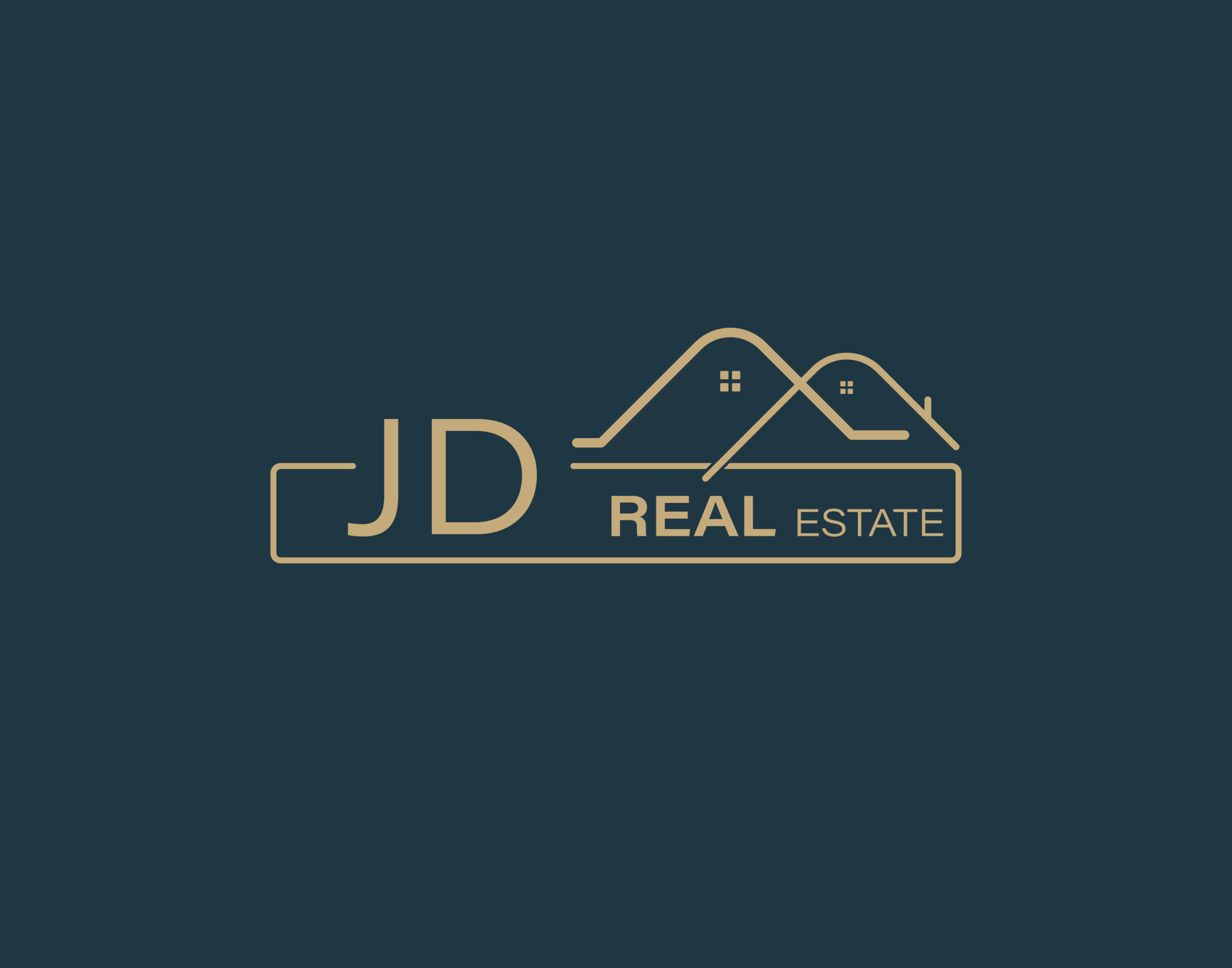 JD Real Estate Consultants Logo Design Vectors images. Luxury Real