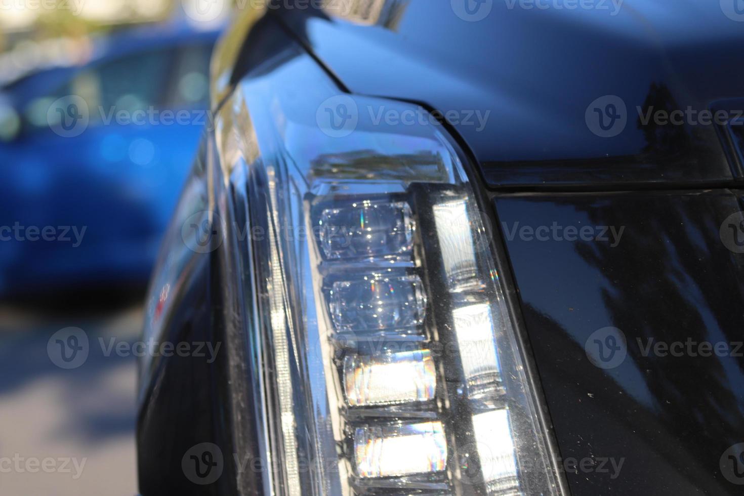 luxury sports car up close in detail brandless photo