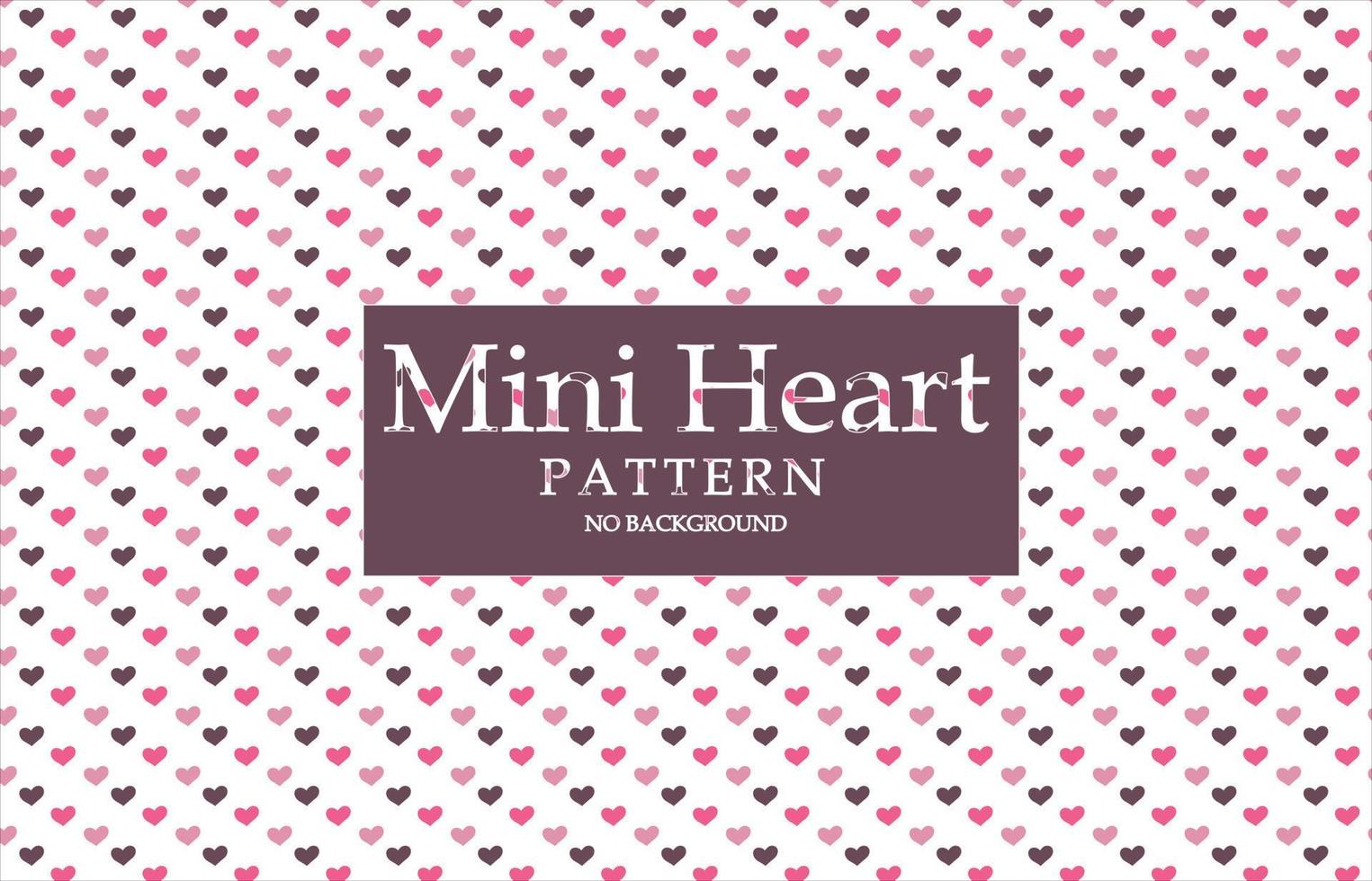 Mini Heart Pattern vector