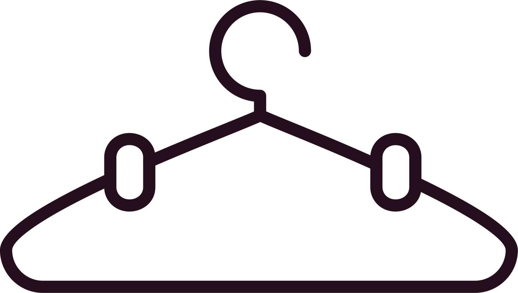 Clothes hanger Vector Icon