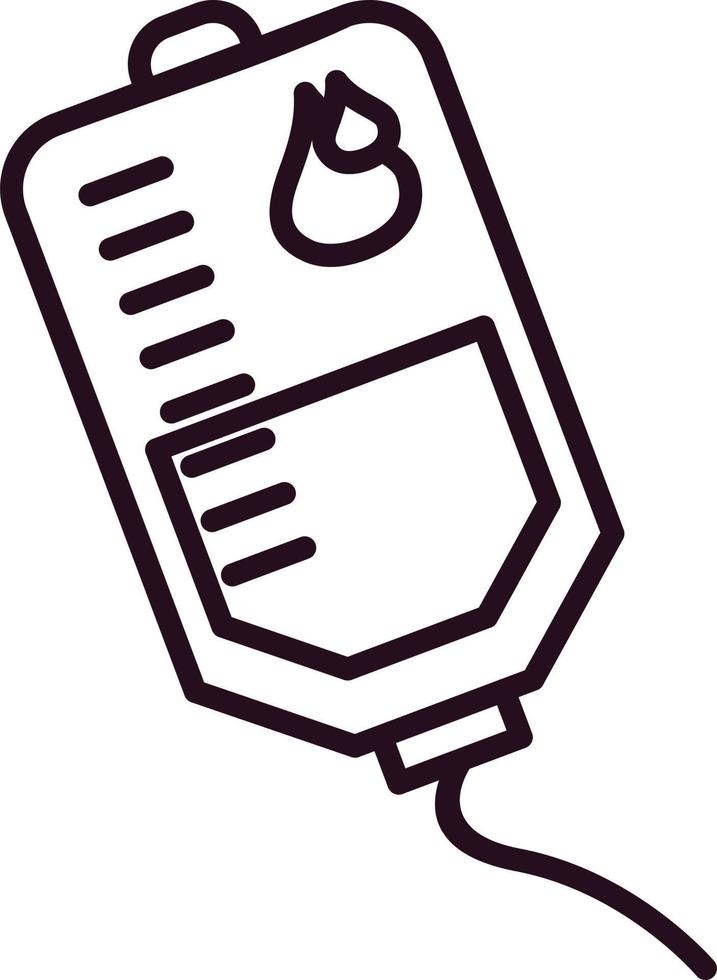Blood bag Vector Icon