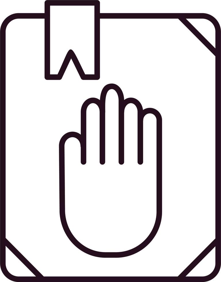 Swear Vector Icon