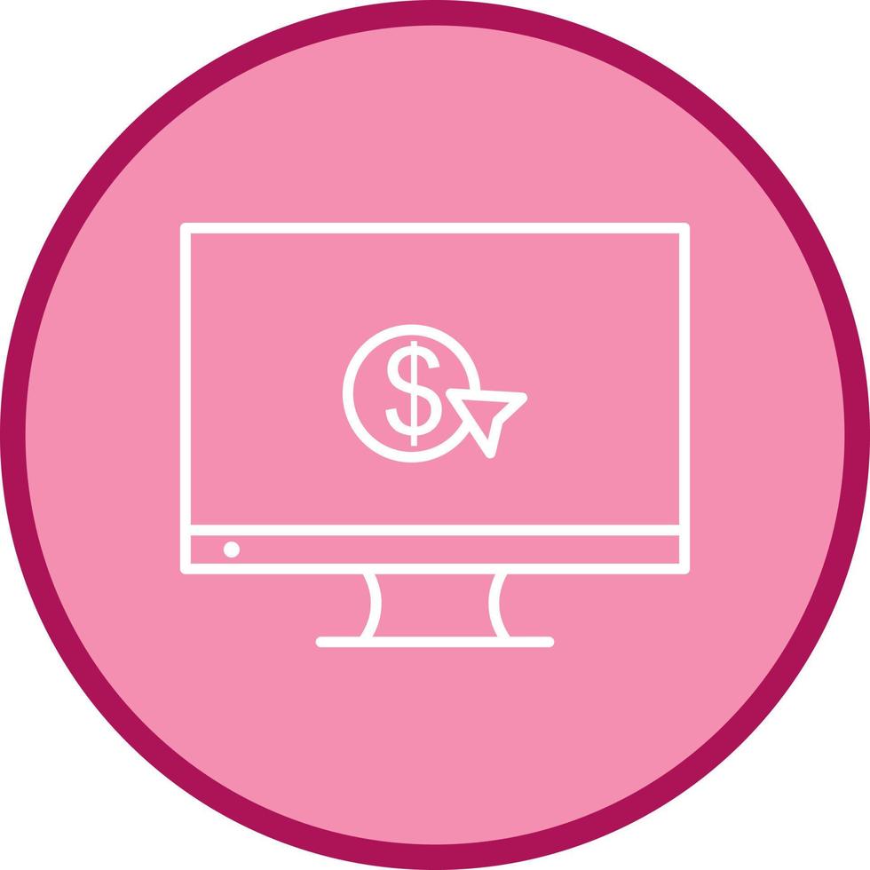 Unique Pay Per Click Vector Icon