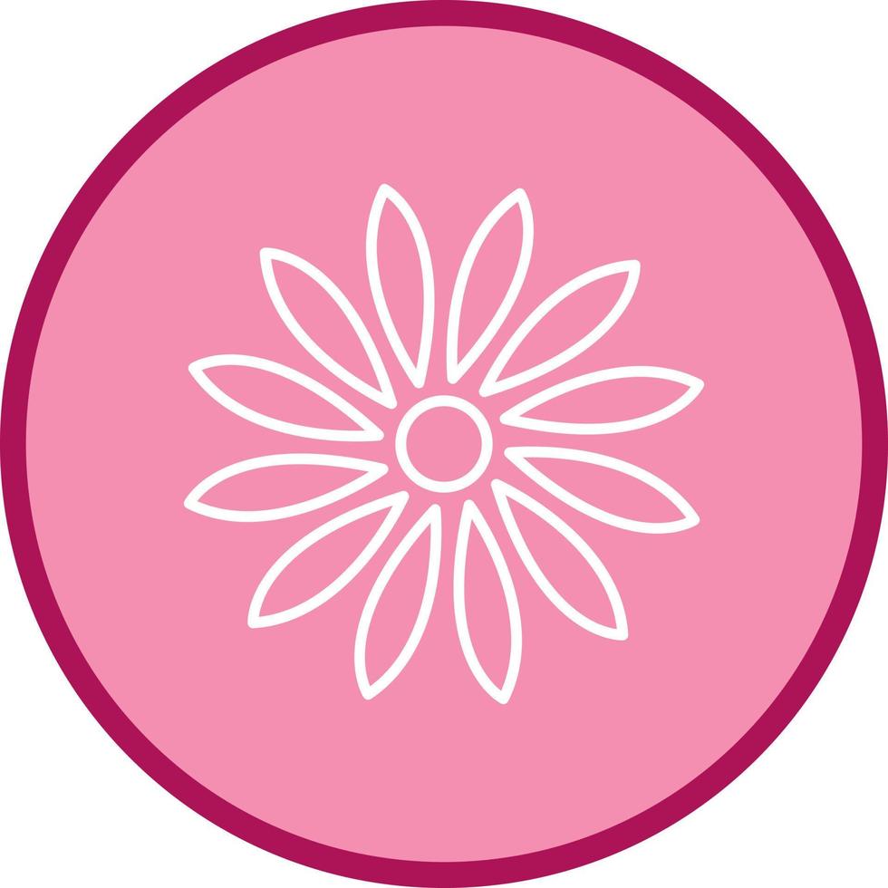 Unique Flower Vector Icon