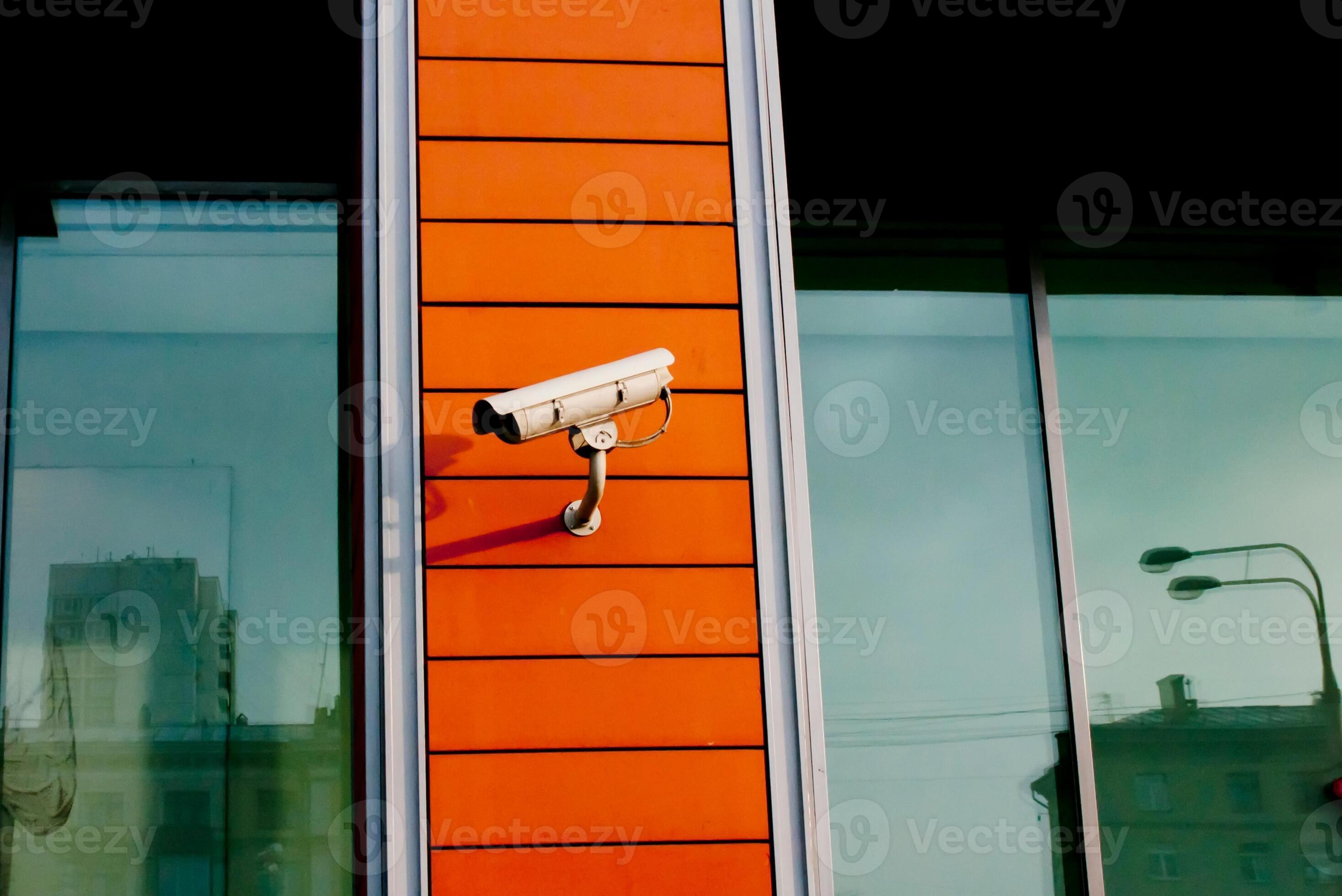 CCTV camera system, home security system concept, Security camera