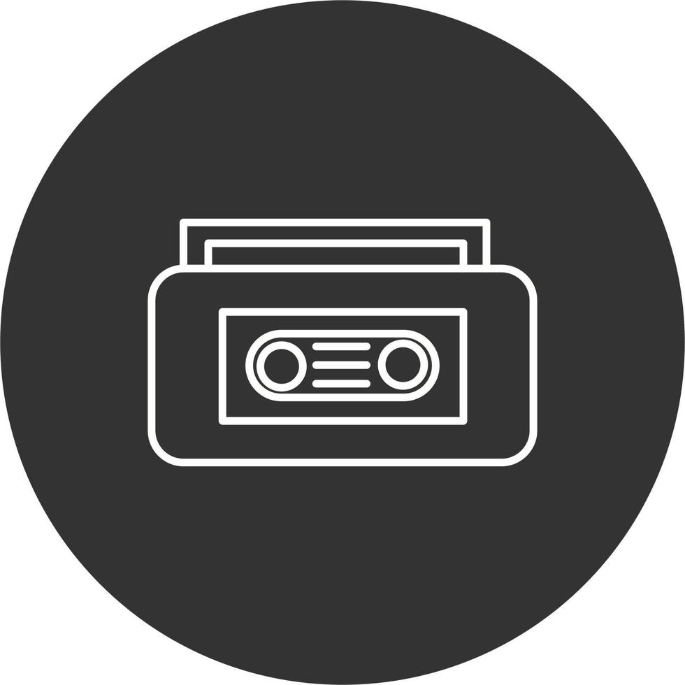 icono de vector de cinta de video