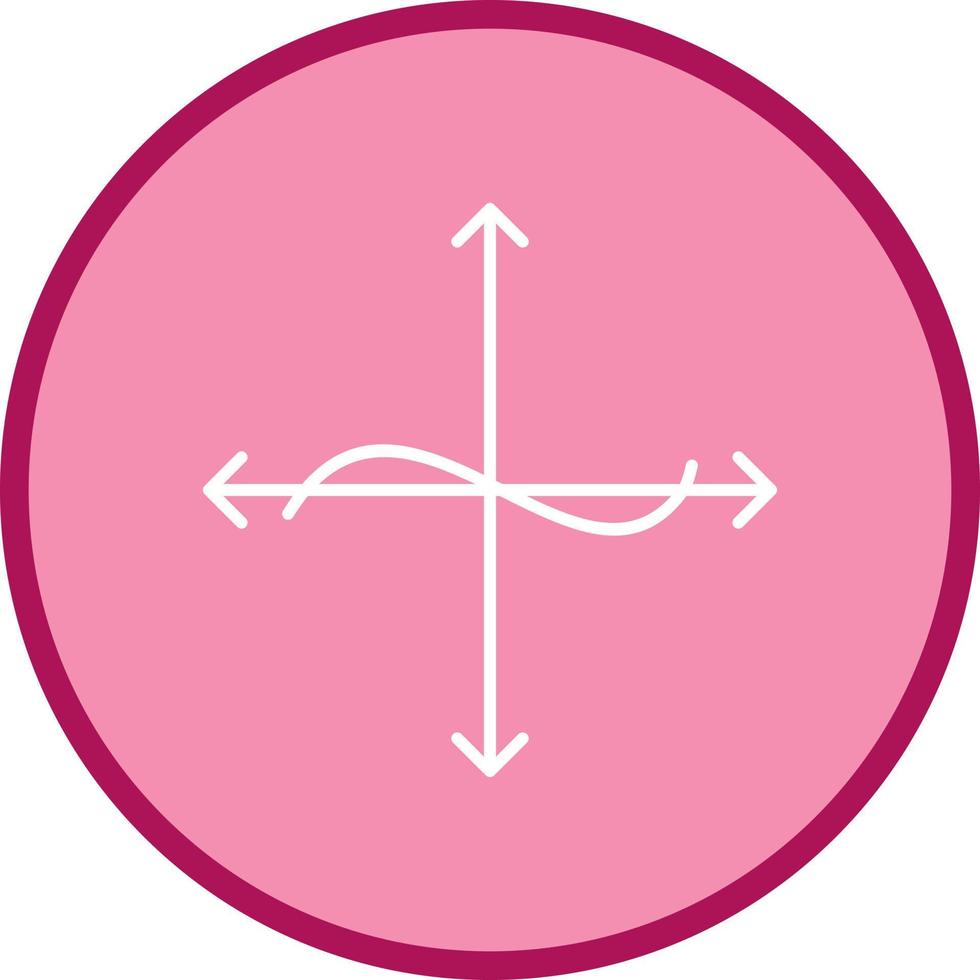 Unique Graph Vector Icon
